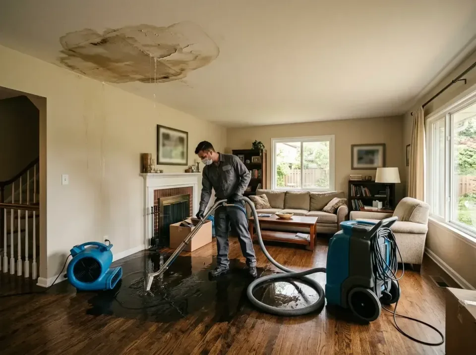 attic-pipe-burst-ceiling-drip-008 — frequently asked questions, Water Damage Restoration & Carpet Care in Weston, WV